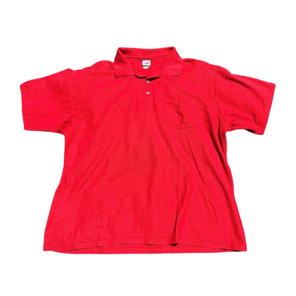 Mens 90s Red Kap Polo